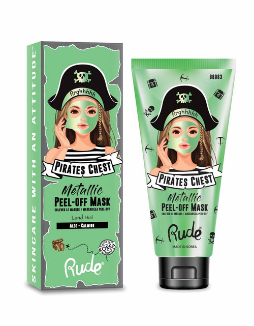 Load image into Gallery viewer, RUDE Pirate's Chest Metallic Peel-off Mask - Land Ho!
