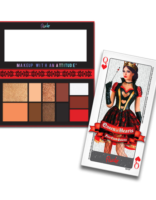 Load image into Gallery viewer, RUDE Face Card Palette - Queen of Hearts
