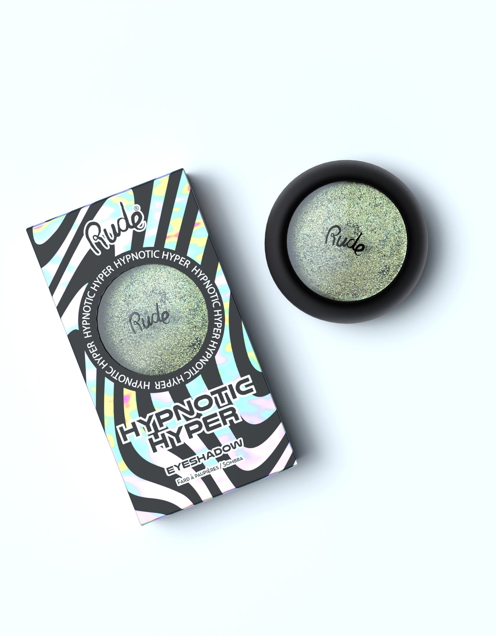 RUDE Hypnotic Hyper Duo Chrome Eyeshadow - Wave Rave