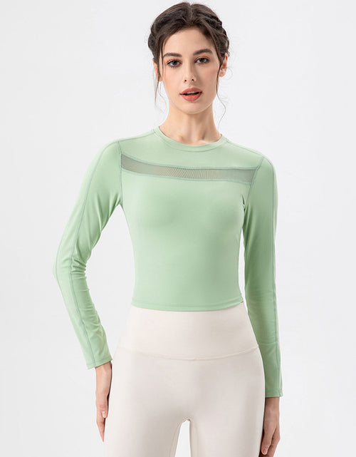 Load image into Gallery viewer, Round Neck Long Sleeve Active T-Shirt
