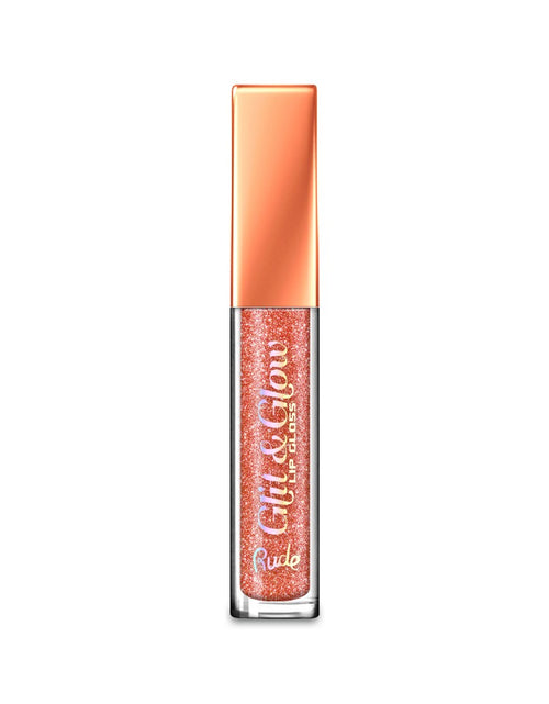 Load image into Gallery viewer, RUDE Glit &amp; Glow Lip Gloss - Pucker Up
