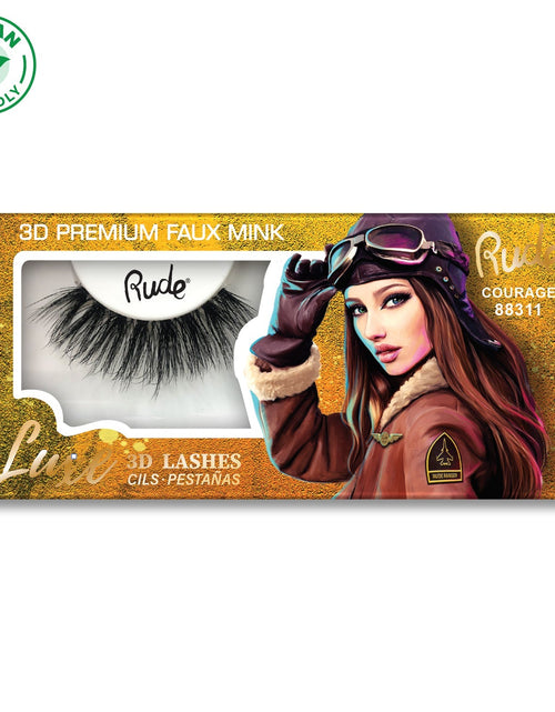 Load image into Gallery viewer, RUDE Luxe 3D Premium Faux Mink Lashes - Courage
