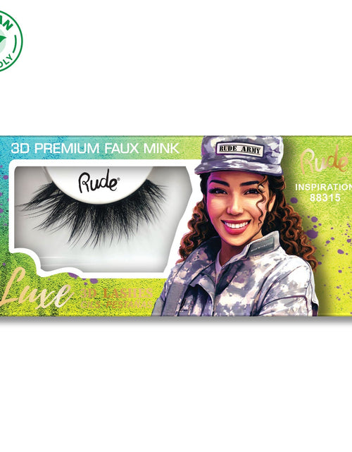 Load image into Gallery viewer, RUDE Luxe 3D Premium Faux Mink Lashes - Inspiration
