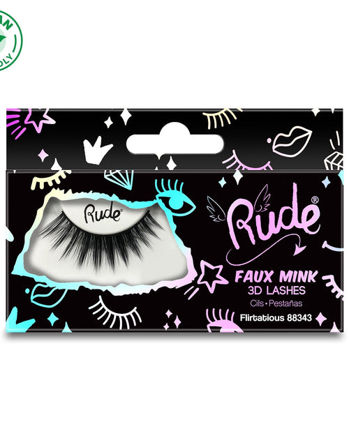 Load image into Gallery viewer, RUDE Essential Faux Mink 3D Lashes - Flirtatious
