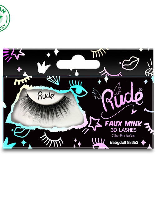 Load image into Gallery viewer, RUDE Essential Faux Mink 3D Lashes - Babydoll
