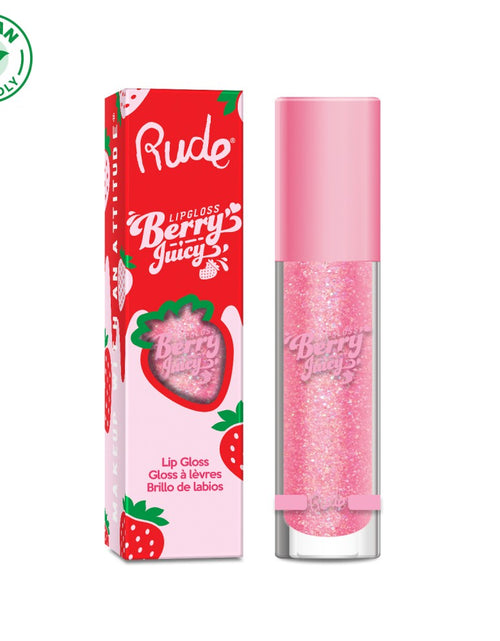 Load image into Gallery viewer, RUDE Berry Juicy Lip Gloss - Flirty
