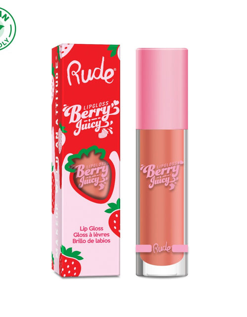 Load image into Gallery viewer, RUDE Berry Juicy Lip Gloss - Nudist
