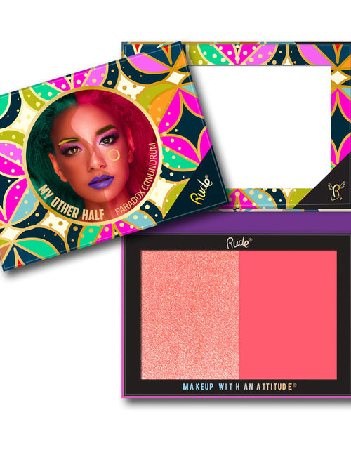Load image into Gallery viewer, RUDE My Other Half Duo Shade Face Palette - Paradox Conundrum
