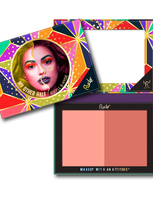 Load image into Gallery viewer, RUDE My Other Half Duo Shade Face Palette - Jekyll &amp; Hyde
