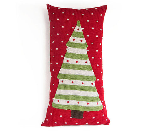 Load image into Gallery viewer, Striped Tree Lumbar Pillow by Melange Collection
