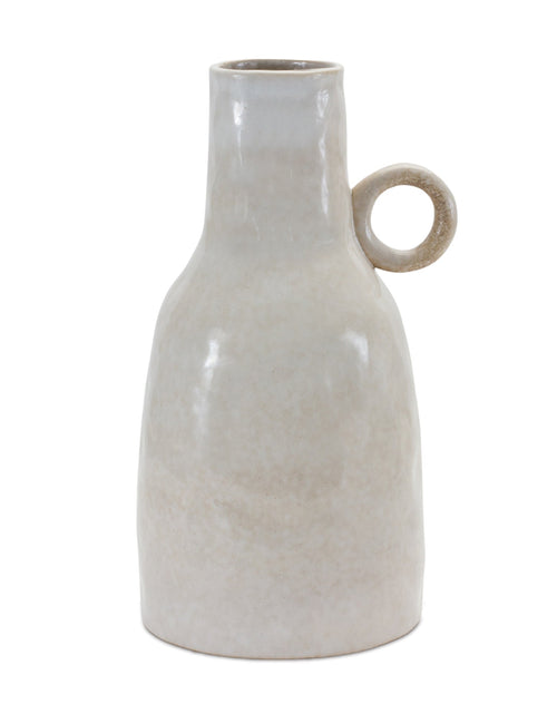 Load image into Gallery viewer, Ceramic Jug Vase 11.25"H
