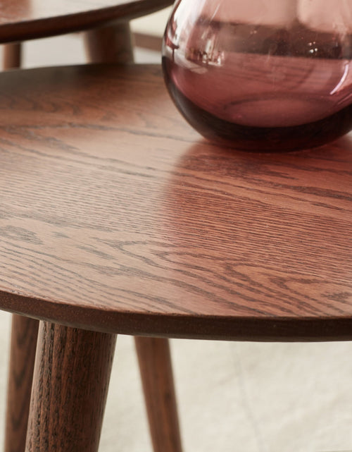 Load image into Gallery viewer, Solid Oak Wood Side Table by Blak Hom
