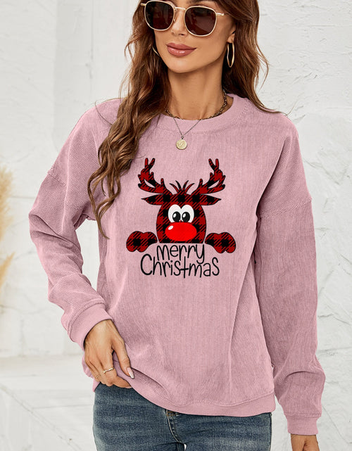 Load image into Gallery viewer, MERRY CHRISTMAS Graphic Sweatshirt
