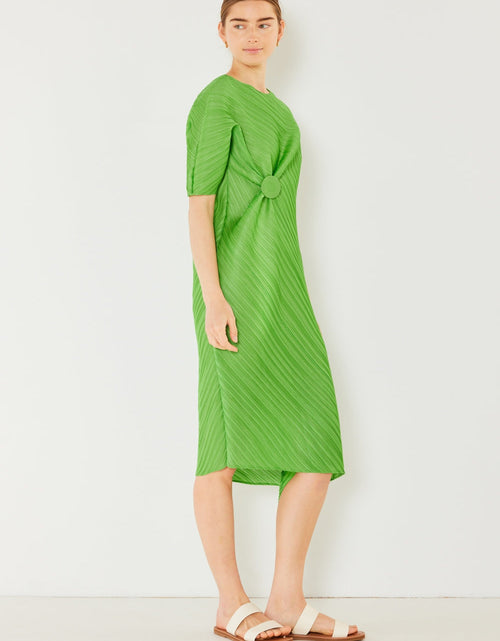 Load image into Gallery viewer, Marina West Swim Pleated Dolman Sleeve Dress
