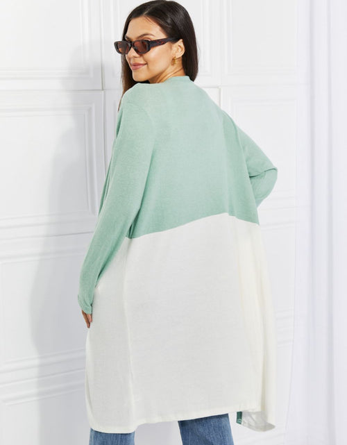 Load image into Gallery viewer, Culture Code Until You Came Color Block Duster Cardigan
