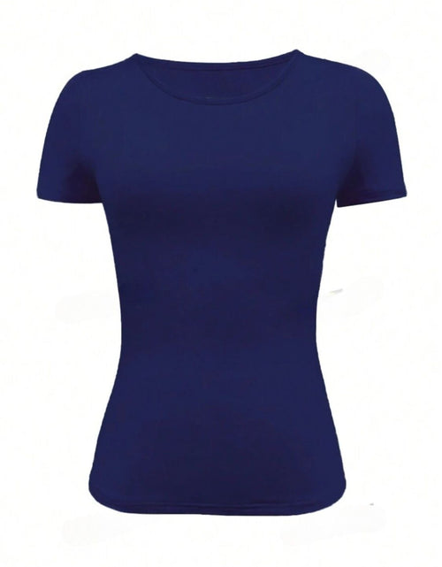 Load image into Gallery viewer, Round Neck Short Sleeve T-Shirt
