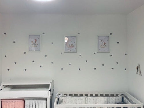Load image into Gallery viewer, Assorted Shapes Wall Stickers Decal Bedroom Kids Nursery Dressing Room Home Decor Decal *Excludes Rose Gold &amp; Chromes &amp; Glitter Colours - ONE COLOUR/SHAPE PER A PACK by WinsterCreations™ Official Store
