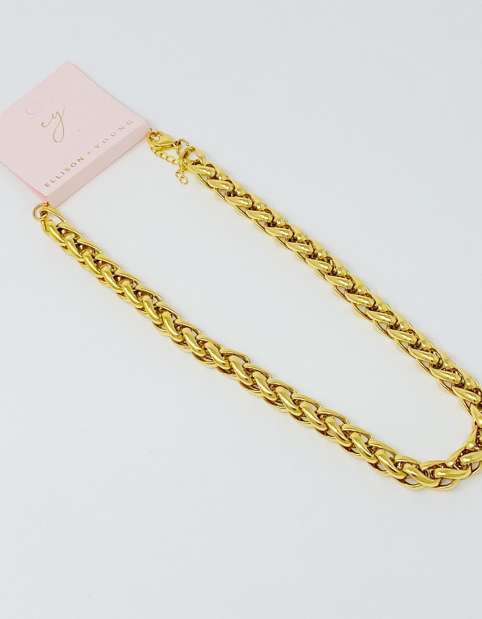 Bold And Edgy Chain Necklace by Ellisonyoung.com