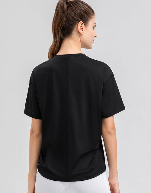 Load image into Gallery viewer, Round Neck Short Sleeve Active Top
