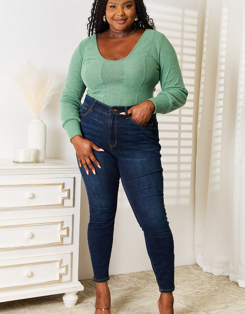 Load image into Gallery viewer, Basic Bae Scoop Neck Long Sleeve Top
