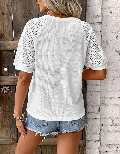 Load image into Gallery viewer, Round Neck Short Sleeve Top
