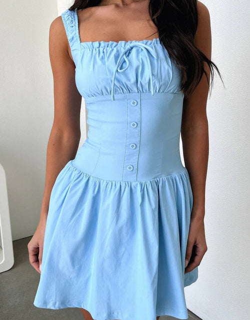 Load image into Gallery viewer, Decorative Button Square Neck Cami Dress
