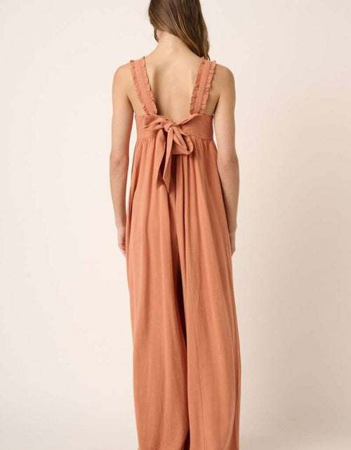 Load image into Gallery viewer, Mittoshop Sleeveless Wide Leg Jumpsuit
