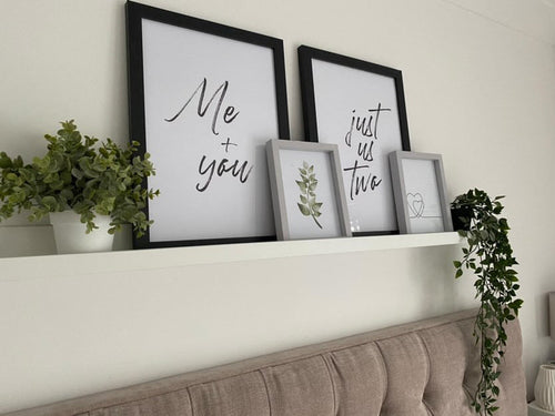 Load image into Gallery viewer, Me + You Just Us Two Couple Set Of 2 Bedroom Prints by WinsterCreations™ Official Store
