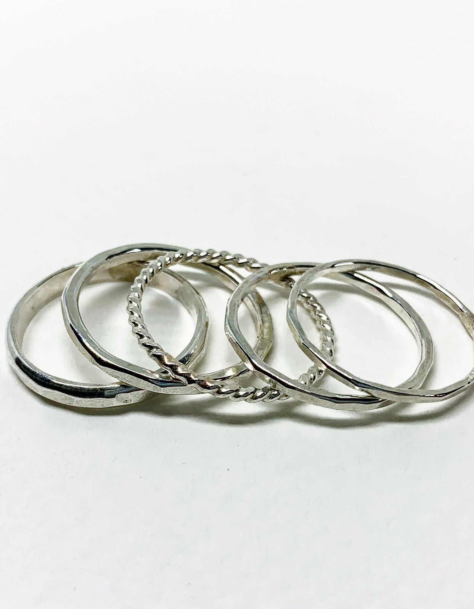 Bridal Stacking Ring Set by Jennifer Cervelli Jewelry