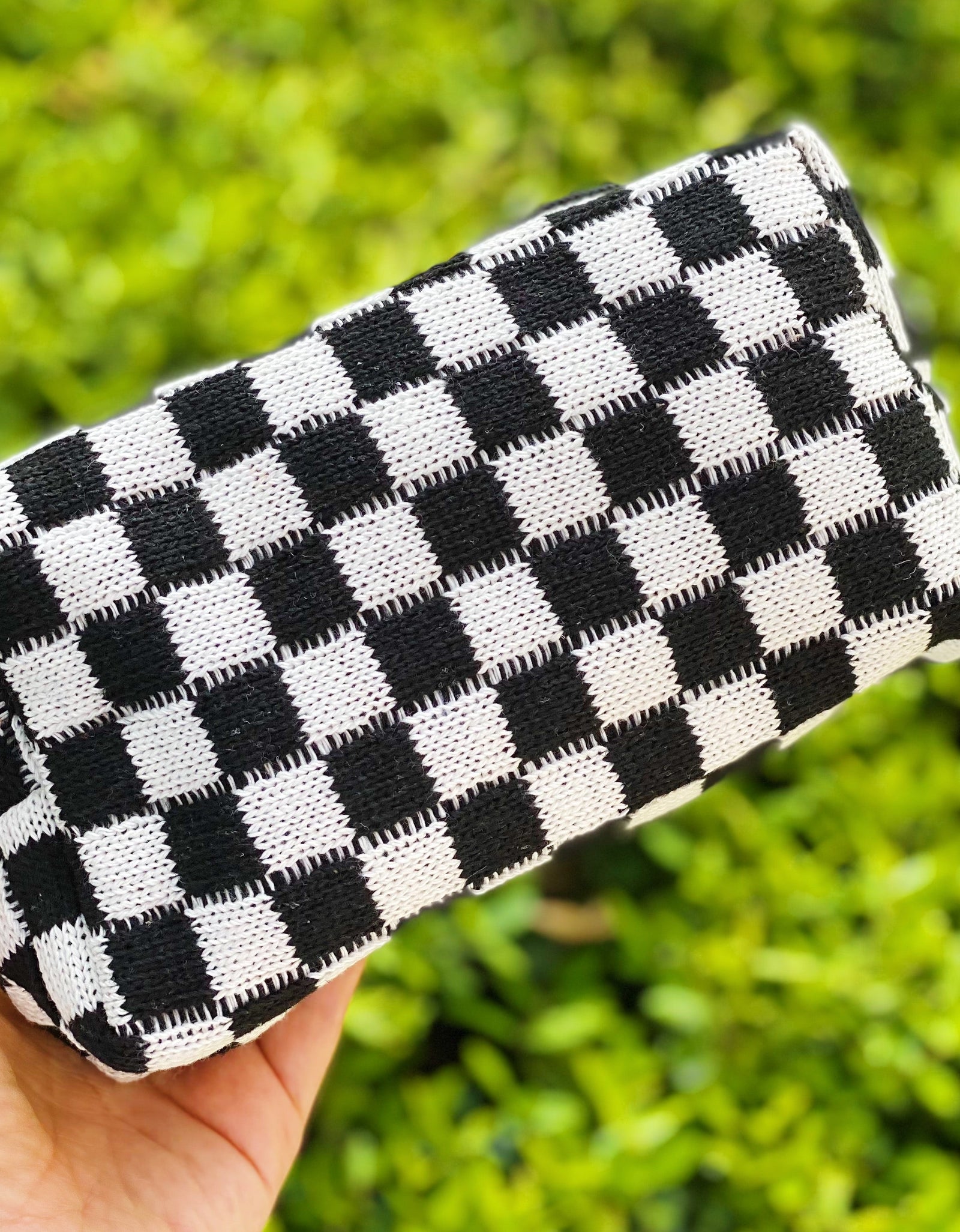Check Yourself Cosmetic Bag by Ellisonyoung.com