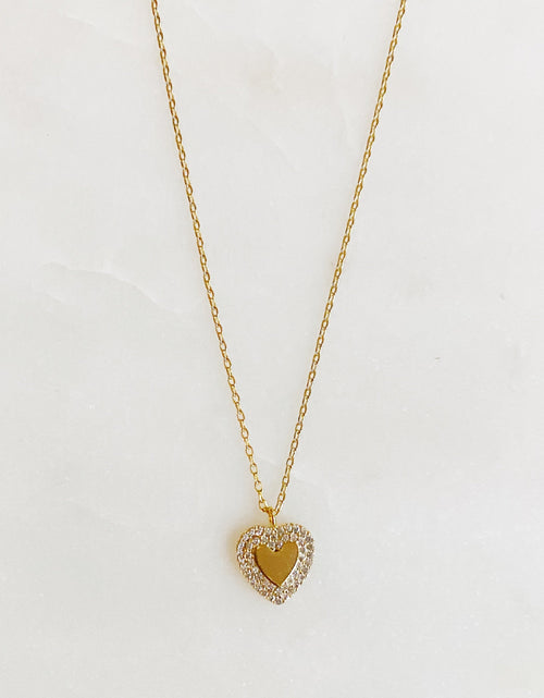 Load image into Gallery viewer, So Pretty Mini Heart Necklace by Ellisonyoung.com
