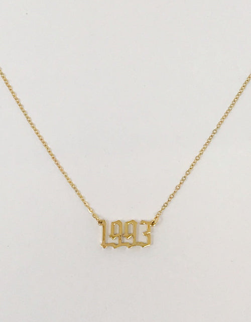 Load image into Gallery viewer, Birth Year Necklace by Ellisonyoung.com
