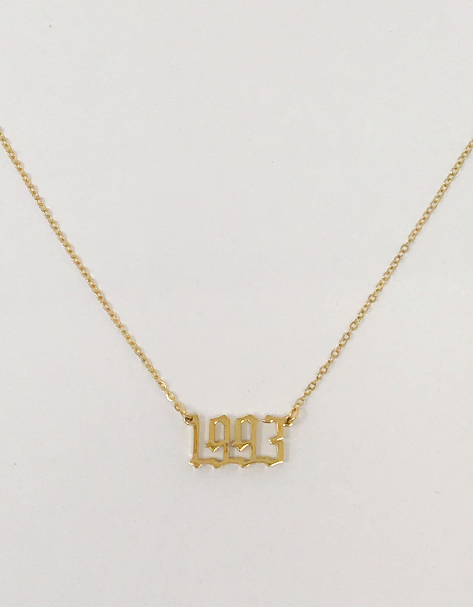 Birth Year Necklace by Ellisonyoung.com
