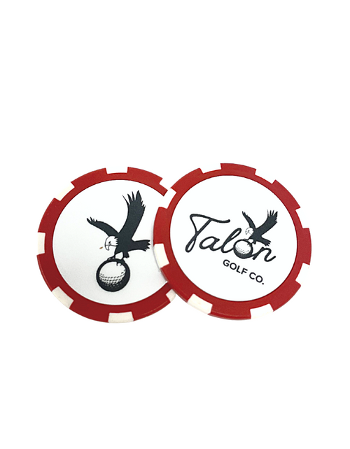 Load image into Gallery viewer, Talon Poker Chip Ball Marker by Talon Golf
