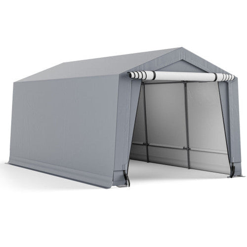 Load image into Gallery viewer, 10 x 16/10 x 20 Feet Outdoor Heavy-Duty Carport with 2 Doors-10 x 16 ft
