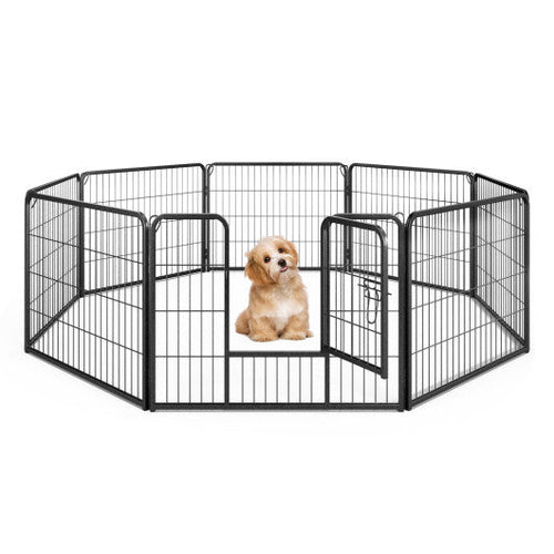Load image into Gallery viewer, 8 Panel 24 Inch Height Pet Fence Indoor Outdoor-24 inch
