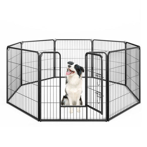 Load image into Gallery viewer, 8 Panel 32 Inch Height Pet Fence Indoor Outdoor-32 inches

