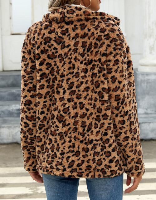 Load image into Gallery viewer, Button Up Drop Shoulder Fuzzy Jacket
