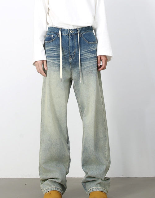 Load image into Gallery viewer, Men's Loose Fit Jeans with Pockets
