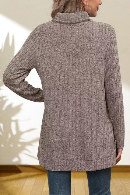 Load image into Gallery viewer, Turtleneck High Low Top
