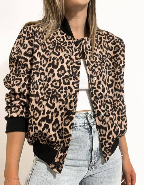 Load image into Gallery viewer, Pocketed Snap Down Baseball Collar Jacket
