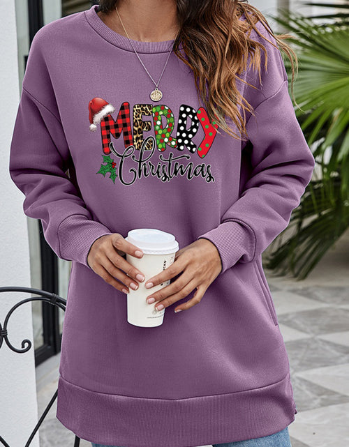 Load image into Gallery viewer, MERRY CHRISTMAS Graphic Sweatshirt
