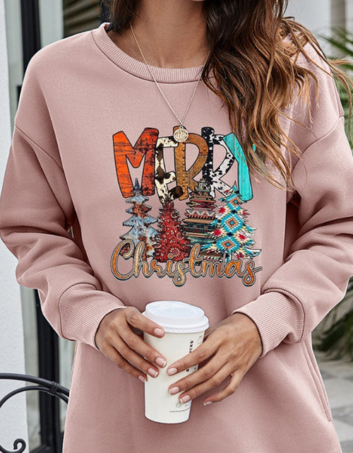 Load image into Gallery viewer, MERRY CHRISTMAS Graphic Sweatshirt
