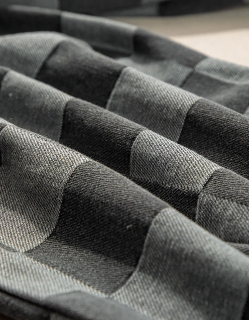 Load image into Gallery viewer, Checkered Wide Leg Jeans with Pockets
