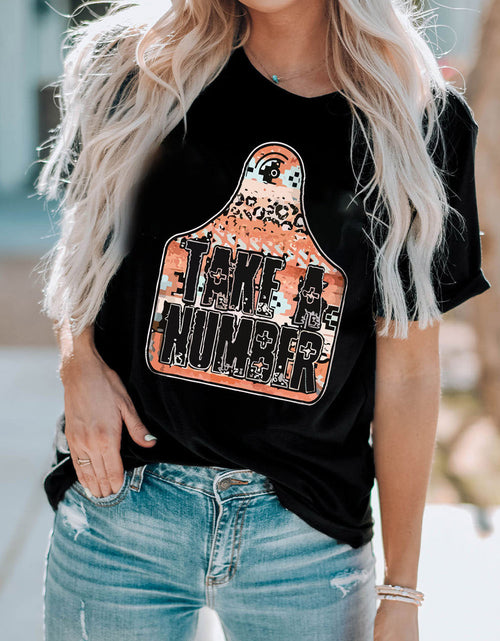 Load image into Gallery viewer, TAKE A NUMBER Graphic Tee
