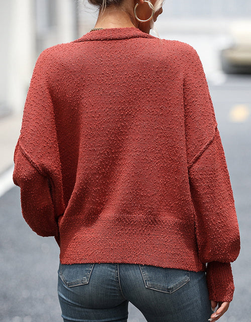 Load image into Gallery viewer, Button-Up Dropped Shoulder Cardigan
