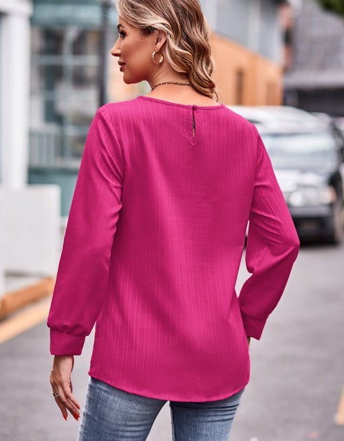 Load image into Gallery viewer, Round Neck Long Sleeve Tee

