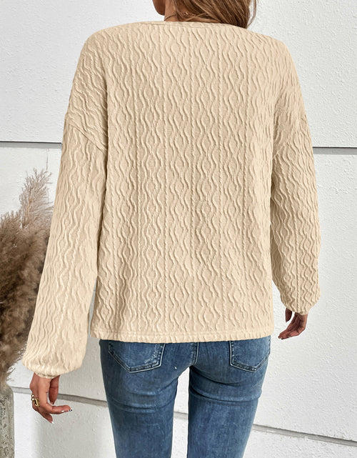 Load image into Gallery viewer, Ivy Lane Half Button Long Sleeve Top
