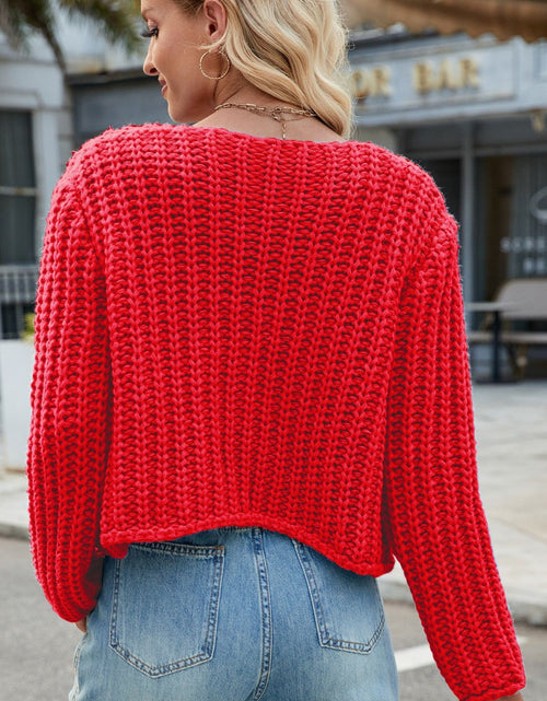 Load image into Gallery viewer, Round Neck Button Up Cardigan with Pockets
