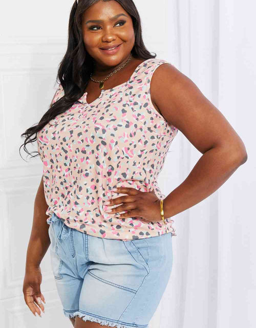 Load image into Gallery viewer, Heimish Full Size Printed Sleeveless Top

